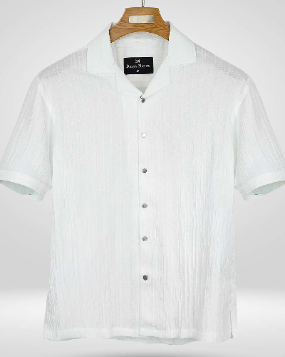 Popcorn Cuban Collar Shirt